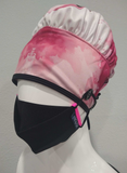 Ear Relief Bouffant Cap (Pink Ribbon Club)