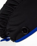 Ear Relief Bouffant Cap (BLACK w/ BLUE)