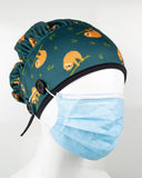 Ear Relief Bouffant Cap (Sloth & Chill)