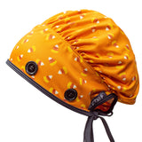 Ear Relief Bouffant Cap (Candy Corn)