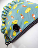 Ear Relief Bouffant Cap (Tacos)