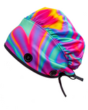 Ear Relief Bouffant Cap (Psychedelic)