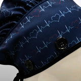 Ear Relief Bouffant Cap (Heartbeat)