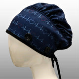 Ear Relief Bouffant Cap (Heartbeat)