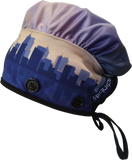 Ear Relief Bouffant Cap (City Dawn)