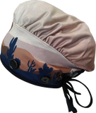 Ear Relief Bouffant Cap (Desert Sky)