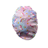 Ear Relief Bouffant Cap (Unicorn & Rainbows)