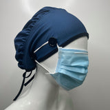 Ear Relief Bouffant Cap (Navy)