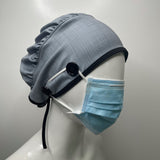 Ear Relief Bouffant Cap (Graphite)