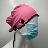 Ear Relief Bouffant Cap (Coral)