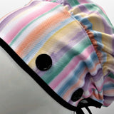 Ear Relief Bouffant Cap (Pastel Stripes)