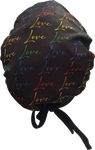 Ear Relief Bouffant Cap (Prismatic Love)