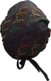 Ear Relief Bouffant Cap (Prismatic Love)