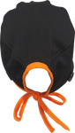 Ear Relief Standard Cap (BLACK W/ ORANGE)