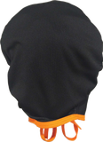 Ear Relief Bouffant Cap (BLACK w/ ORANGE)