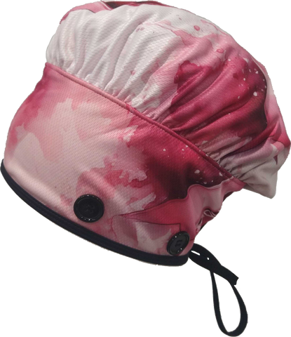 Ear Relief Bouffant Cap (Pink Ribbon Club)