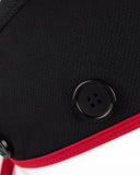 Ear Relief Standard Cap (BLACK W/ RED)