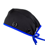 Ear Relief Standard Cap (BLACK W/ BLUE)