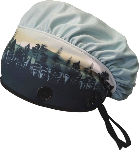 Ear Relief Bouffant Cap (Lush Forest)