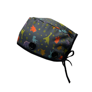 Dinomania scrub cap