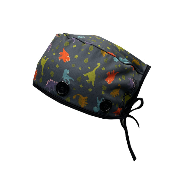 Dinomania scrub cap