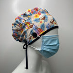 Ear Relief Bouffant Cap (Pina Colada)