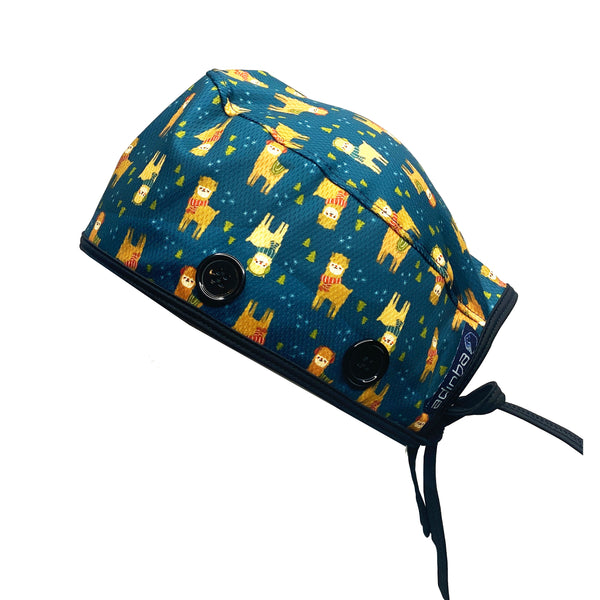 Winter Alpaca scrub cap